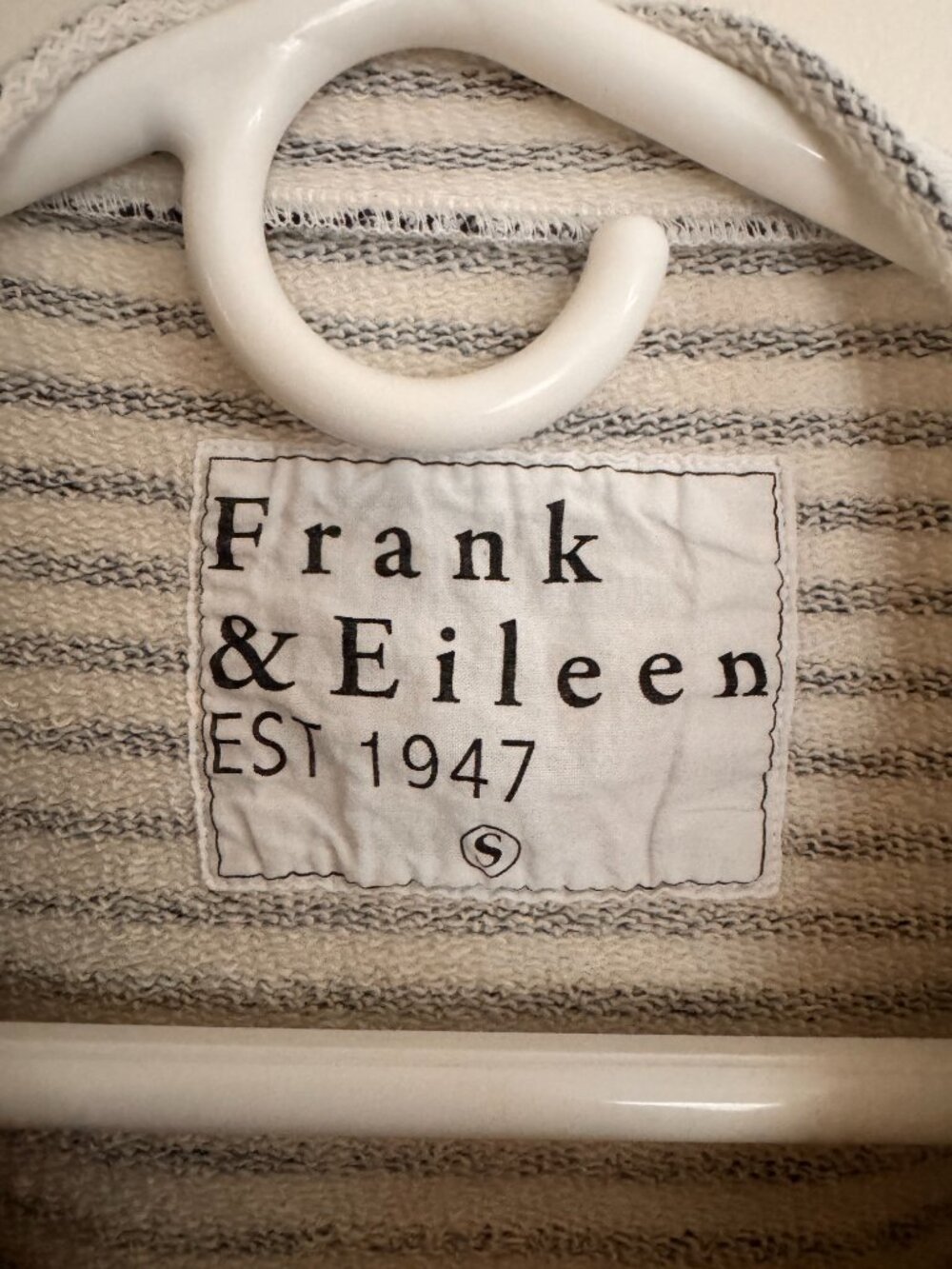 Frank & Eileen ANNA Navy French Stripe, Triple Fleece / S - Picture 6 of 6